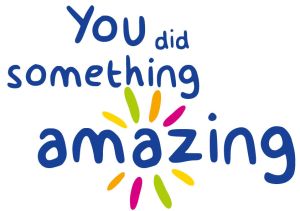 You did something amazing